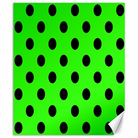 Polka Dots 8.15 x9.66  Canvas - 1