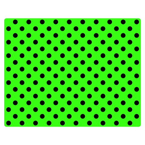 Polka Dots 60 x50  Blanket Front