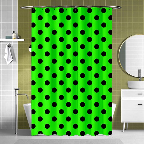 Polka Dots Curtain(48  X 72 ) - 42.18 x64.8  Curtain(48  X 72 )