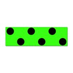 Polka Dots - Black on Neon Green Sticker (Bumper)