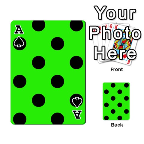 Ace Polka Dots Front - SpadeA