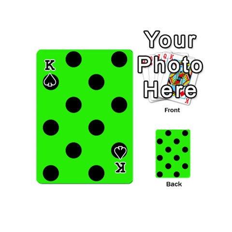 King Polka Dots Front - SpadeK