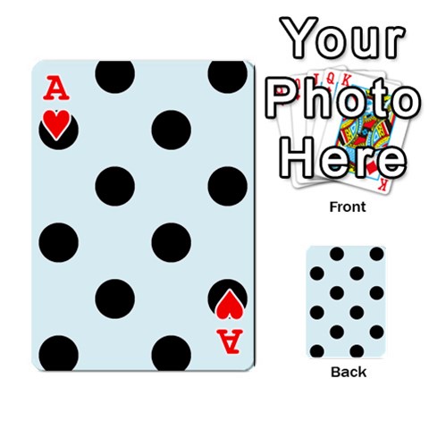 Ace Polka Dots Front - HeartA