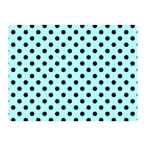 Polka Dots 35 x27  Blanket Back