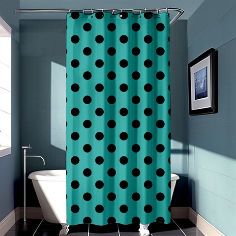 Polka Dots Curtain(36 X72 ) - 33.26 x66.24  Curtain(36 X72 )