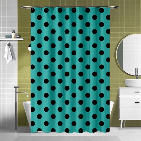 Polka Dots Curtain(48  X 72 ) - 42.18 x64.8  Curtain(48  X 72 )