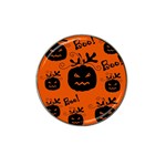 Halloween black pumpkins pattern Hat Clip Ball Marker (10 pack)