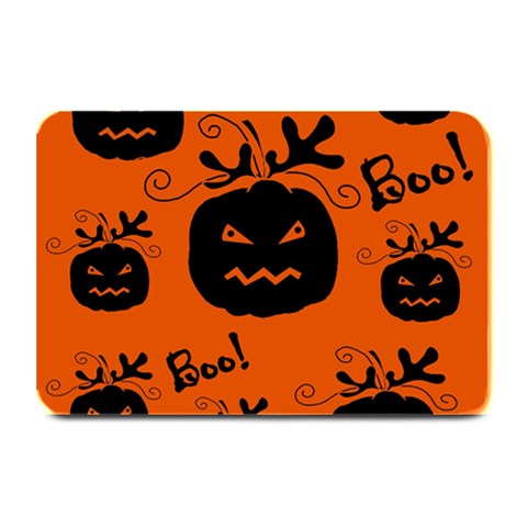 Halloween black pumpkins pattern Plate Mats from ArtsNow.com 18 x12  Plate Mat