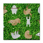 Funny Sloths Tile Coaster