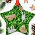 Funny Sloths Ornament (Star)