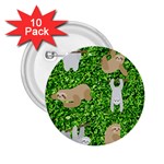 Funny Sloths 2.25  Button (10 pack)