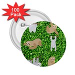 Funny Sloths 2.25  Button (100 pack)