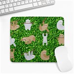 Funny Sloths Large Mousepad