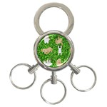 Funny Sloths 3-Ring Key Chain