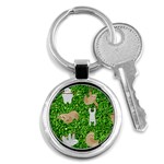 Funny Sloths Key Chain (Round)