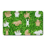 Funny Sloths Magnet (Rectangular)