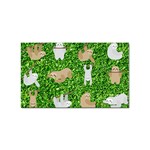 Funny Sloths Sticker Rectangular (10 pack)