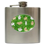 Funny Sloths Hip Flask (6 oz)