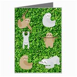 Funny Sloths Greeting Card