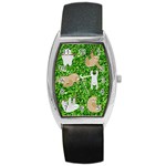 Funny Sloths Barrel Style Metal Watch