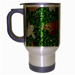 Funny Sloths Travel Mug (Silver Gray)