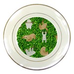 Funny Sloths Porcelain Plate