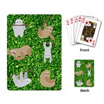 Funny Sloths Playing Cards Single Design