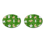 Funny Sloths Cufflinks (Oval)