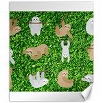 Funny Sloths Canvas 8  x 10 