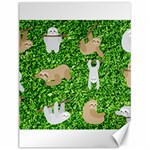 Funny Sloths Canvas 12  x 16 