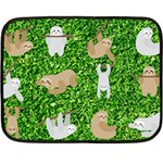 Funny Sloths Double Sided Fleece Blanket (Mini)