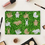 Funny Sloths Cosmetic Bag (Large)