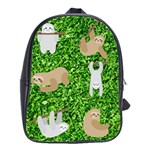 Funny Sloths School Bag (Large)