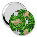 Funny Sloths 3  Handbag Mirror