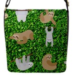 Funny Sloths Flap Closure Messenger Bag (S)