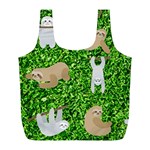 Funny Sloths Full Print Recycle Bag (L)