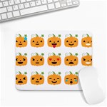 Halloween Pumpkin Emojis Small Mousepad