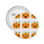 Halloween Pumpkin Emojis 2.25  Button