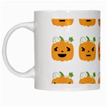 Halloween Pumpkin Emojis White Mug