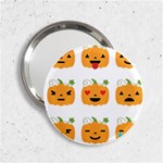 Halloween Pumpkin Emojis 2.25  Handbag Mirror