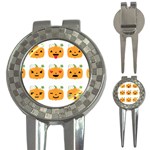 Halloween Pumpkin Emojis 3-in-1 Golf Divot