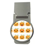 Halloween Pumpkin Emojis Money Clip (Round)