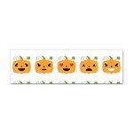 Halloween Pumpkin Emojis Sticker (Bumper)