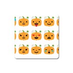 Halloween Pumpkin Emojis Magnet (Square)