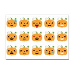 Halloween Pumpkin Emojis Sticker A4 (10 pack)