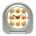 Halloween Pumpkin Emojis Travel Alarm Clock