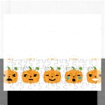 Halloween Pumpkin Emojis Jigsaw Puzzle (Rectangular)