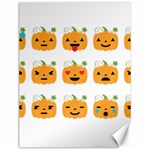 Halloween Pumpkin Emojis Canvas 12  x 16 