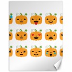 Halloween Pumpkin Emojis Canvas 18  x 24 