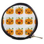 Halloween Pumpkin Emojis Mini Makeup Bag